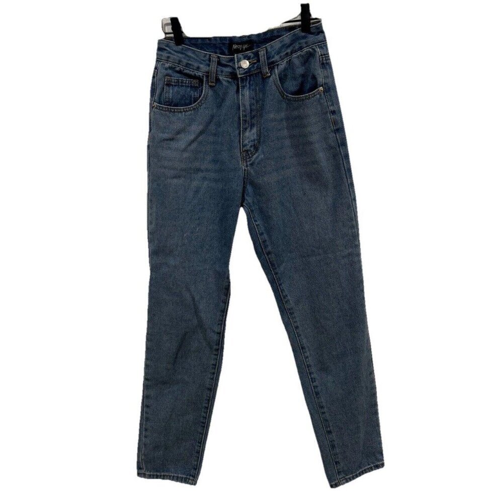 Women’s Nasty Gal‎ Jenas Denim Blue Size us 4 UK8